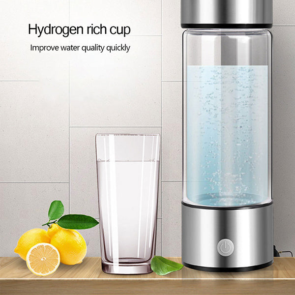 Hydrogen-Rich Water Ionizer Bottle - Hydrate with Antioxidants!