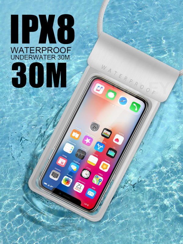 WATERPROOF PHONE CASE: Dive Safe with IPX8 Tech Protection!