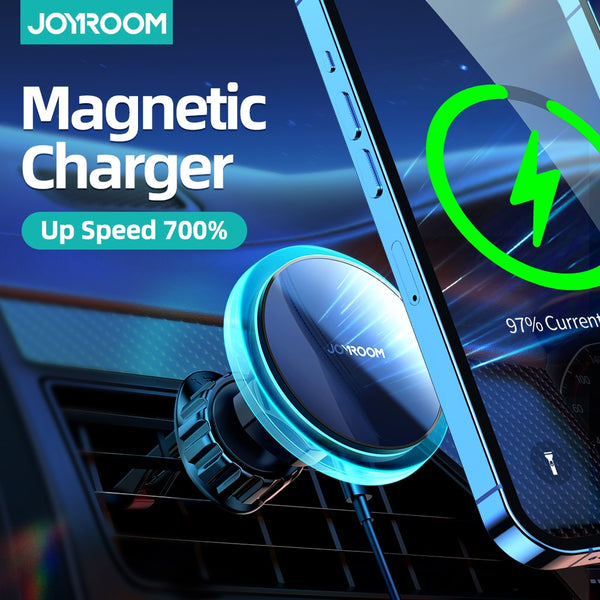 Magnetic Car Charger Mount: Joyroom's Fast Charge & Secure Grip