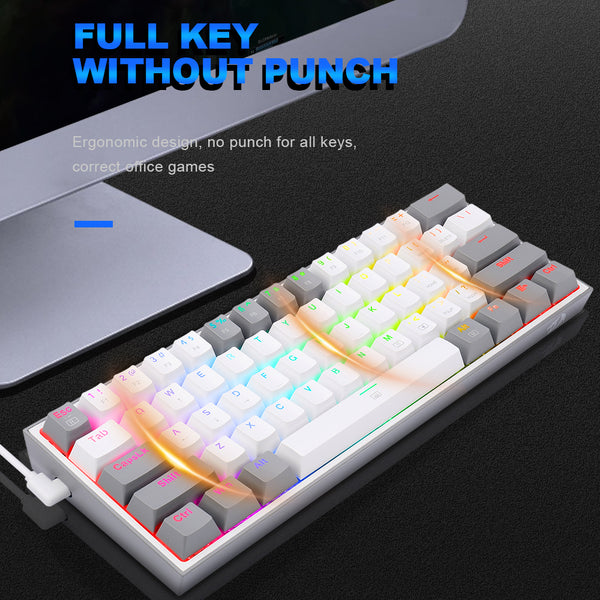 Mechanical Gaming Keyboard - Compact Redragon Fizz K617 With RGB