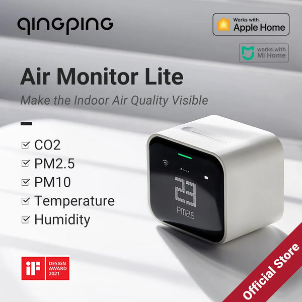 Smart Air Monitor Lite - Advanced 5-in-1 Air Quality Sensing