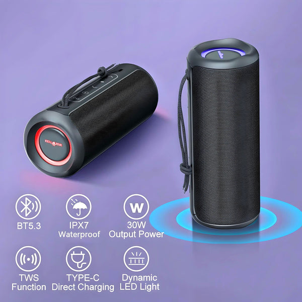 Bluetooth Speaker Elite - P3 WISETIGER, Long-Lasting Tunes For You