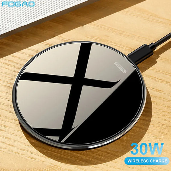Wireless Charger Pad: 30W Speed Charge for Samsung Series