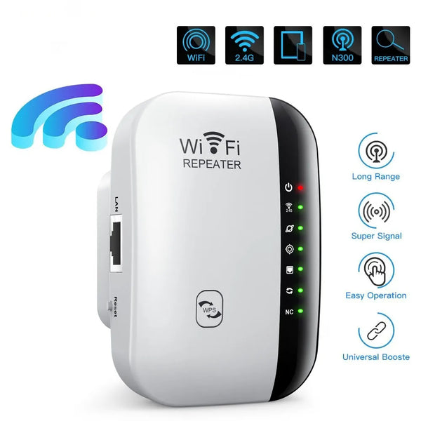 Wireless WiFi Repeater - Seamless Streaming in Every Room!