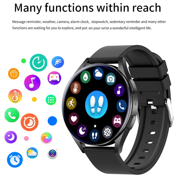 Smartwatch 5 - Your 24/7 Health & Fitness Companion On-The-Go!