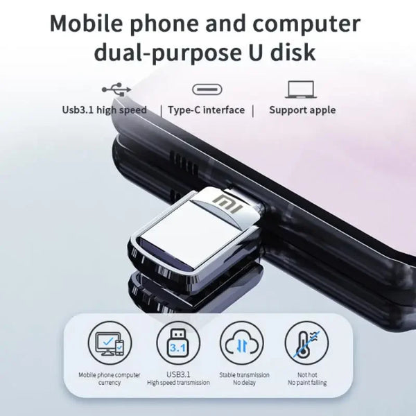 Portable Memory Stick - Xiaomi 2-in-1 USB 3.1 & Type-C