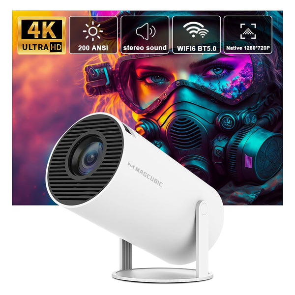 Portable Projector: Transpeed 4K Android - Ultimate Home Cinema Experience