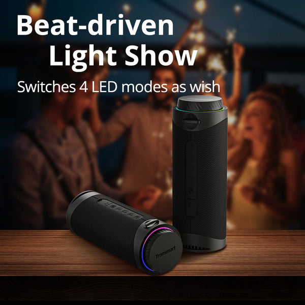 Bluetooth Speaker Tronsmart T7: Unleash 360° Sound & Light Show